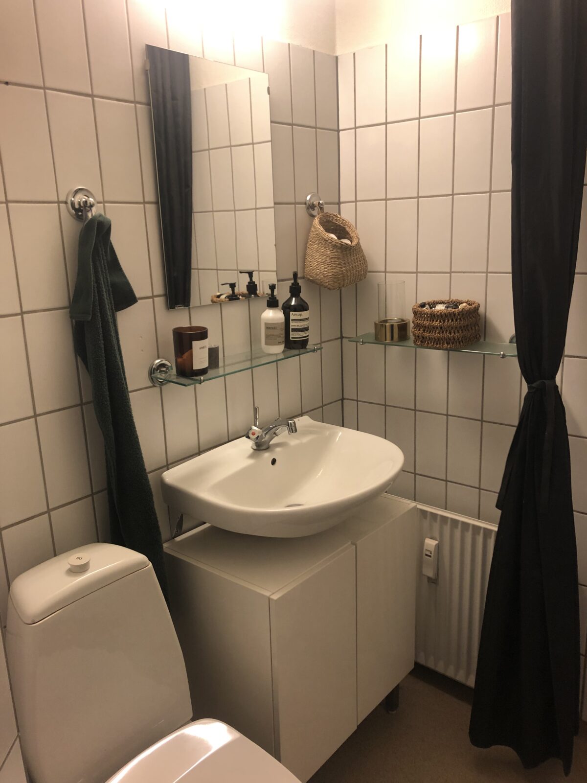 Bad og toilet | 2 værelses lejlighed